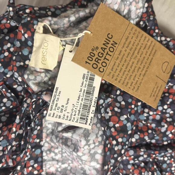 Reistor organic poplin dress small NWT - Picture 6 of 6